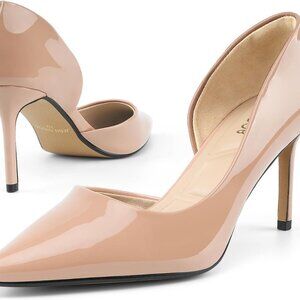 Women’s Pointed Toe Pumps High Heels 3 In Stiletto Elegant Wedding Dress Shoes